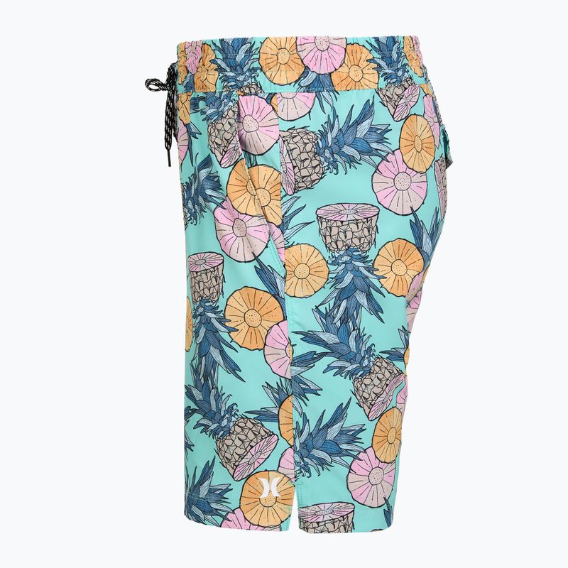 Herren-Badeshorts Hurley Bahia Volley Swim Short Blue/Aqua 3