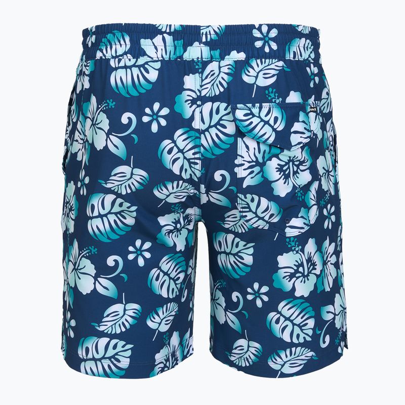 Herren-Badeshorts Hurley Colorado Volley Swim Short blue/black 2
