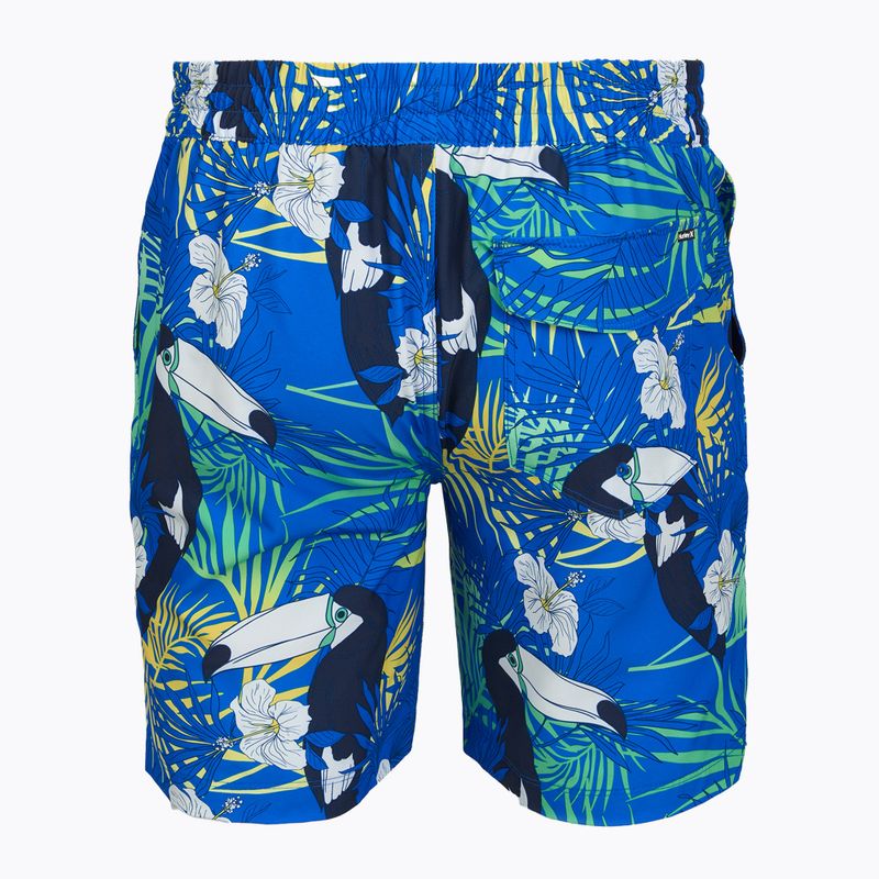 Herren-Badeshorts Hurley Cuba Volley Swim Short Blue 2