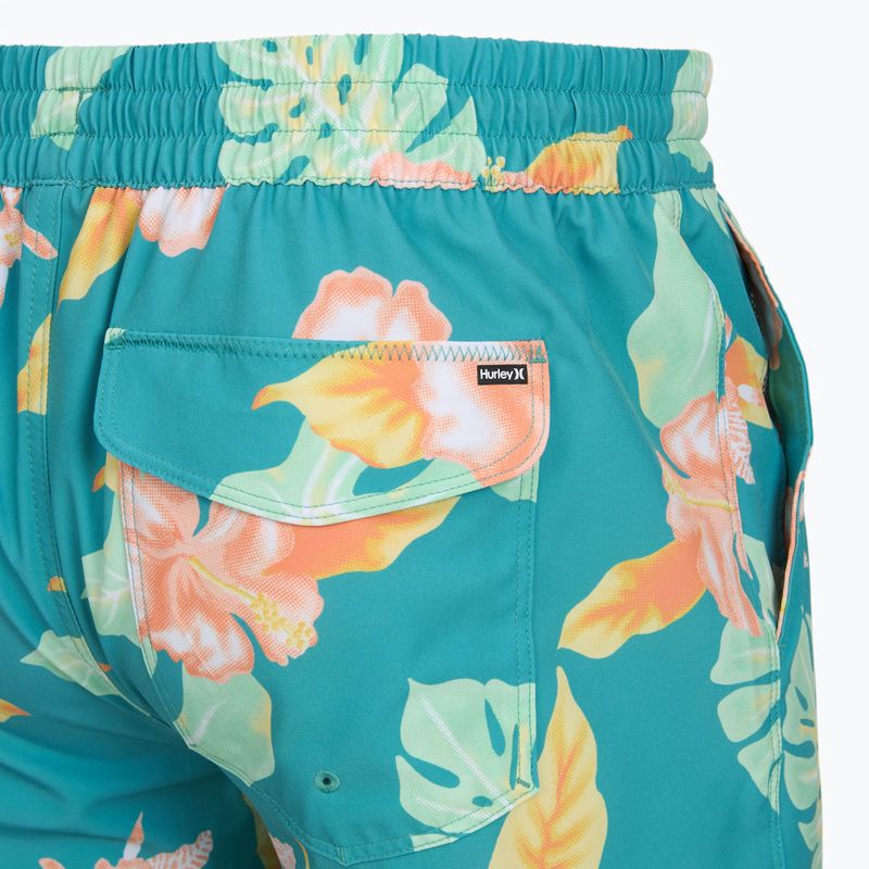Herren-Badeshorts Hurley El Cap Volley Swim Short Pro Blue 4
