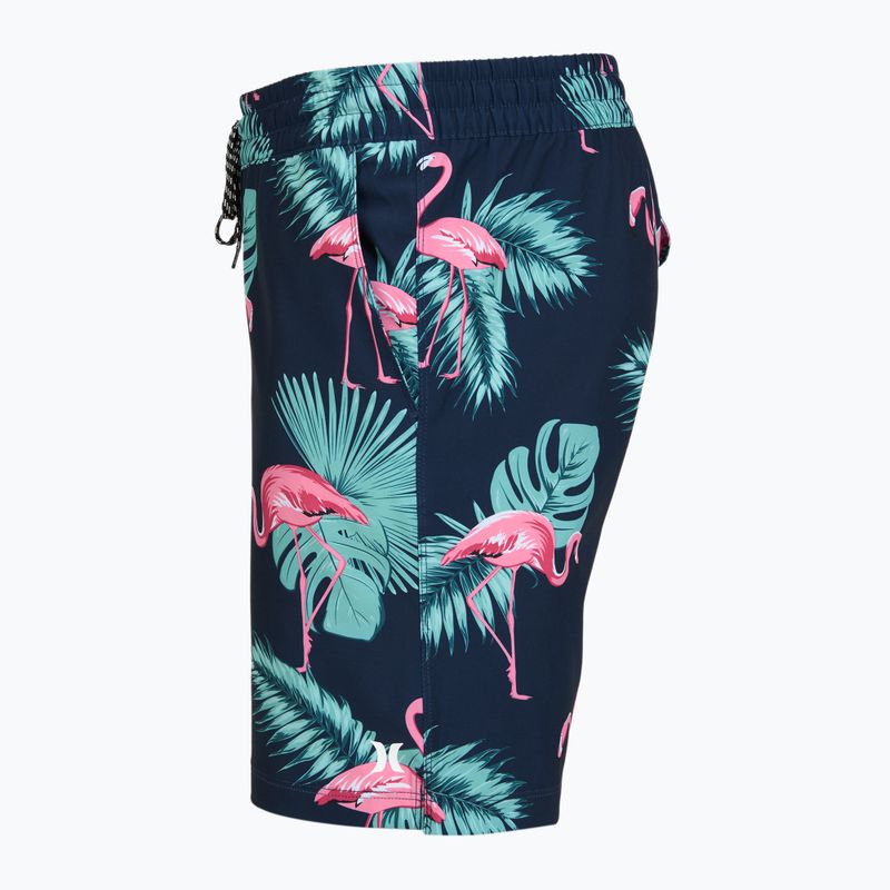 Herren-Badeshorts Hurley Flamingo Volley Swim Hort Navy 3
