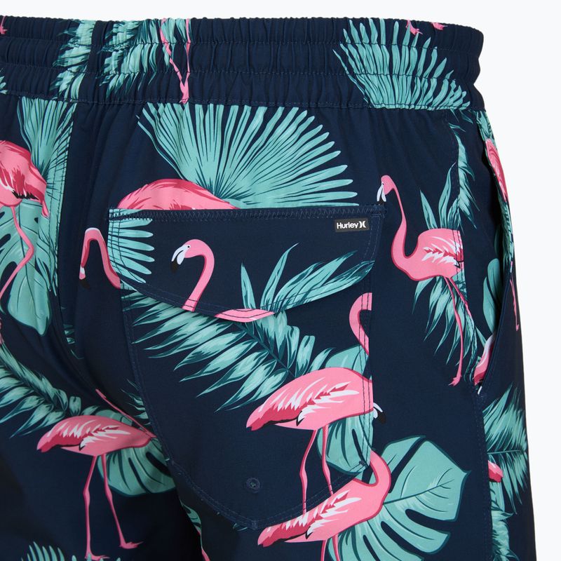 Herren-Badeshorts Hurley Flamingo Volley Swim Hort Navy 4