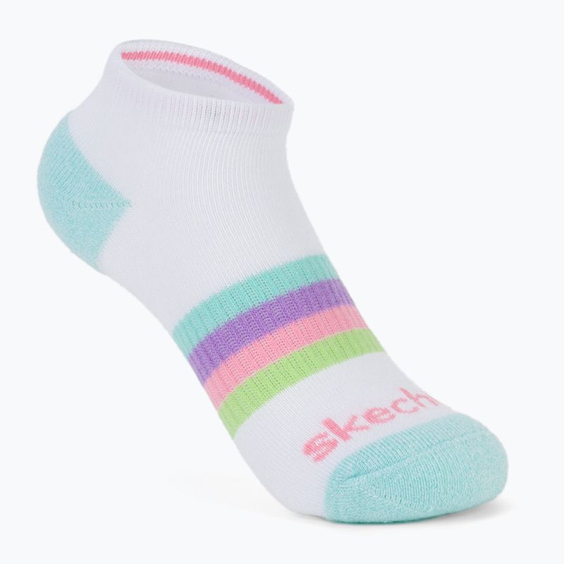 Kindersocken SKECHERS Heel/Toe Terry Low Cut 6 Paar white/light pink 2