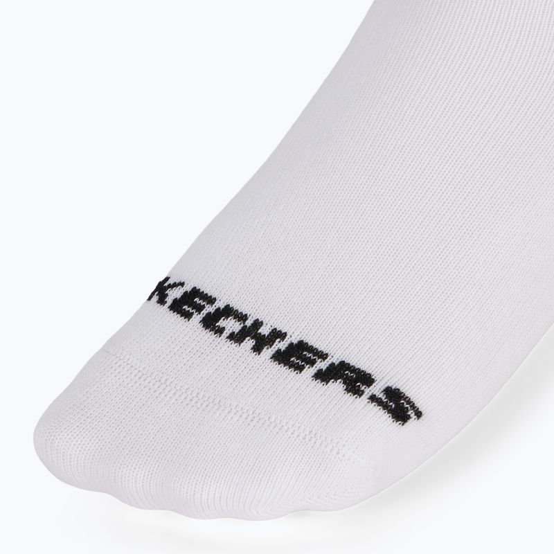Kindersocken SKECHERS Non Terry No Show 3 Paare white traditional 4