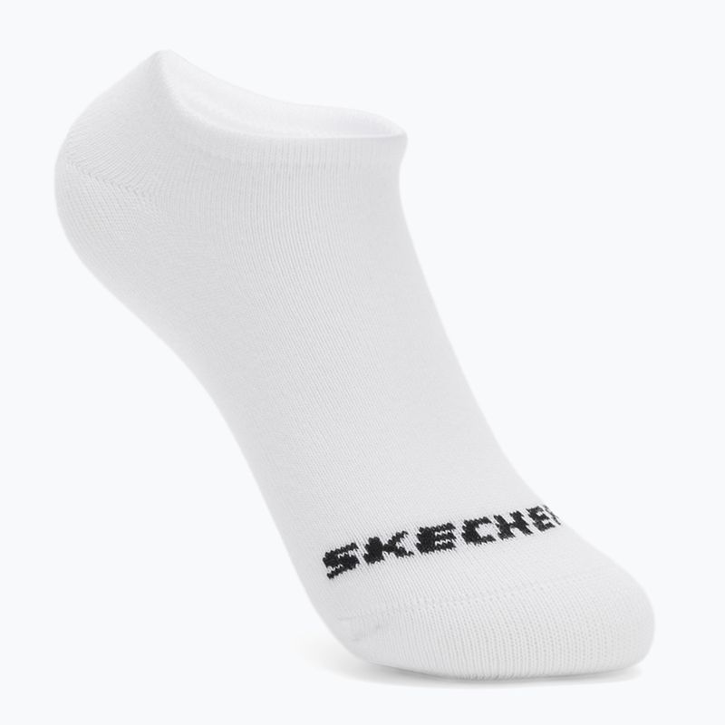 Kindersocken SKECHERS Non Terry No Show 3 Paar white/grey 2