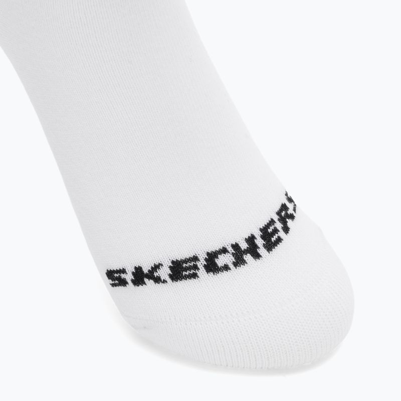 Kindersocken SKECHERS Non Terry No Show 3 Paar white/grey 6