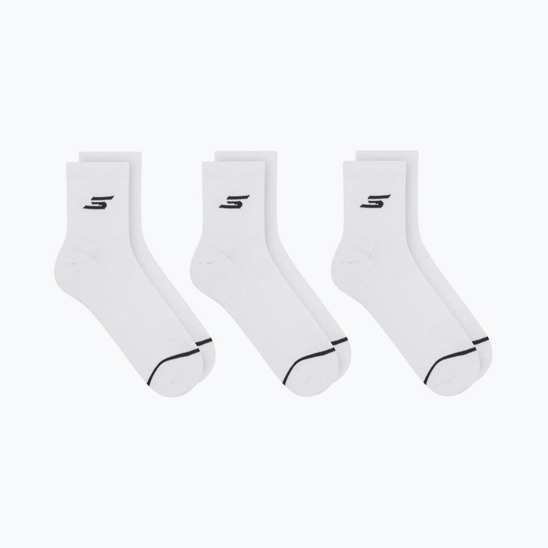 Herrensocken SKECHERS 1/2 Terry Qtr Crew 3 Paar white traditional 3