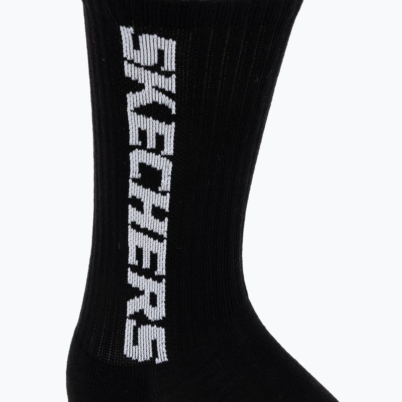 Socken SKECHERS Terry Crew 1/2 3 pack black 3