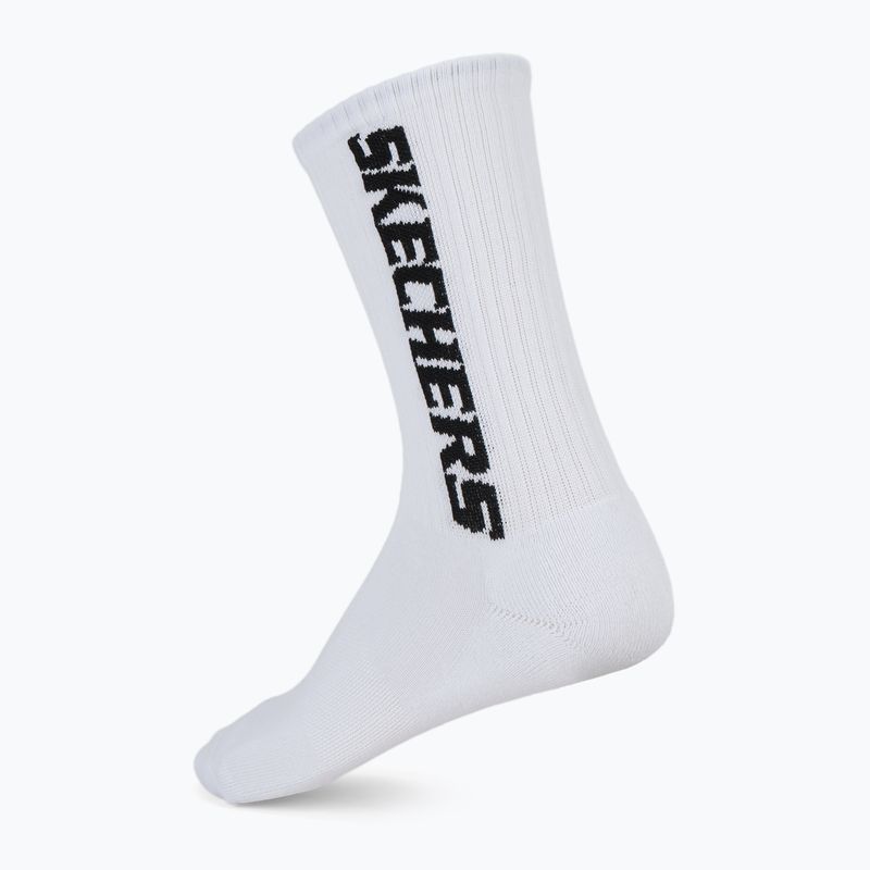 Herren Socken SKECHERS 1/2 Terry Crew 3 Paar white/black 3