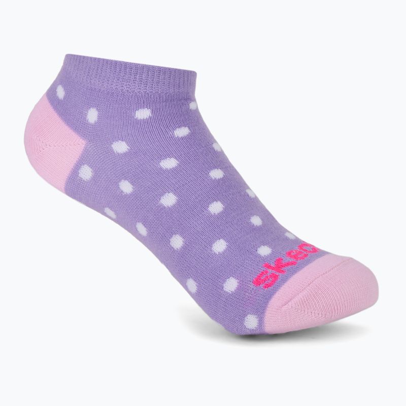 Kindersocken SKECHERS Non Terry Low Cut 6 Paar purple 3