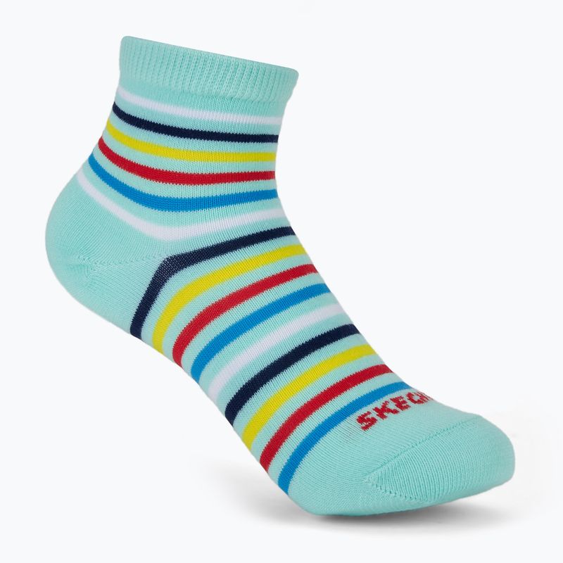Kindersocken SKECHERS Non Terry High Qtr Crew 6 Paar grey/grey 2