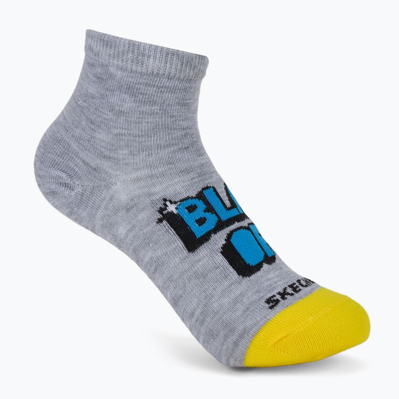 Kindersocken SKECHERS Non Terry High Qtr Crew 6 Paar grey/grey 4