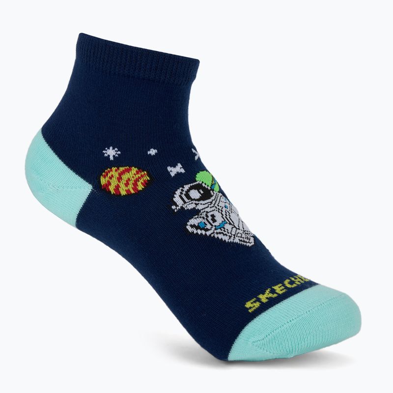 Kindersocken SKECHERS Non Terry High Qtr Crew 6 Paar grey/grey 6