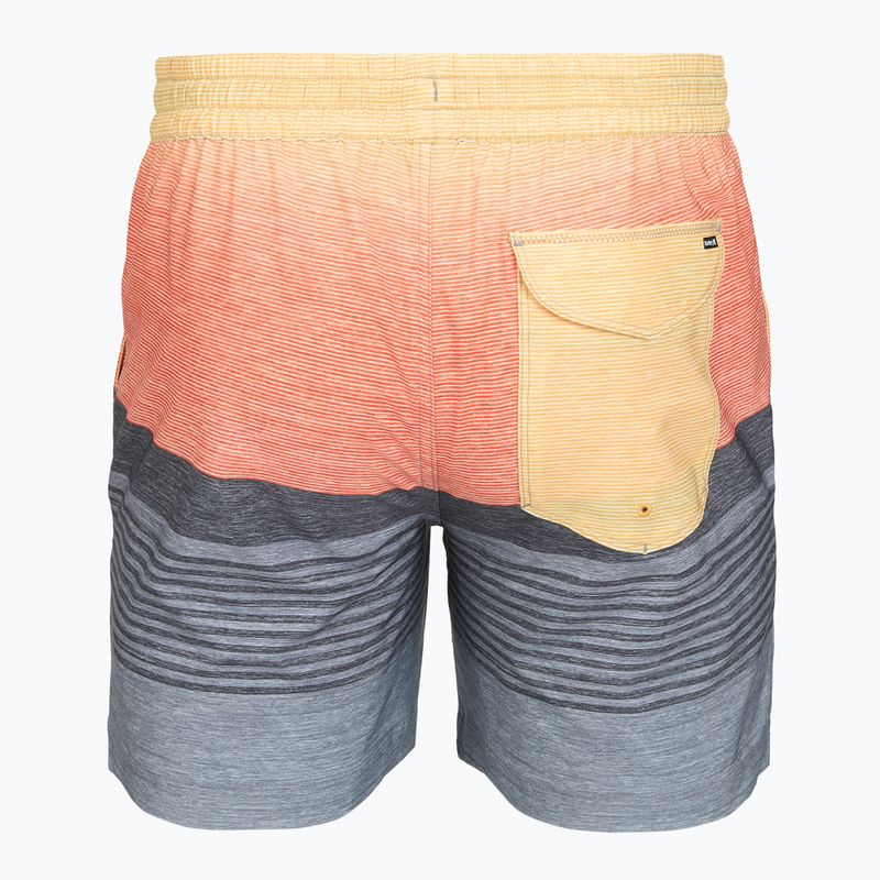 Herren-Badeshorts Hurley Epic Ombre Volley Swim Short Light Grey 2