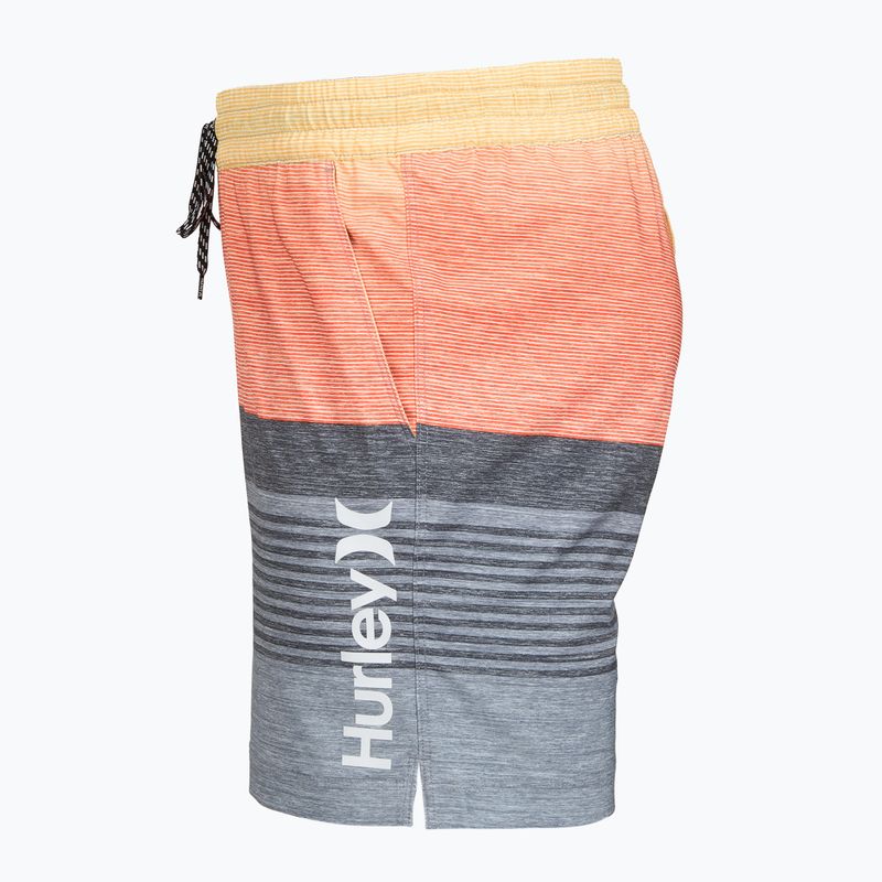 Herren-Badeshorts Hurley Epic Ombre Volley Swim Short Light Grey 3