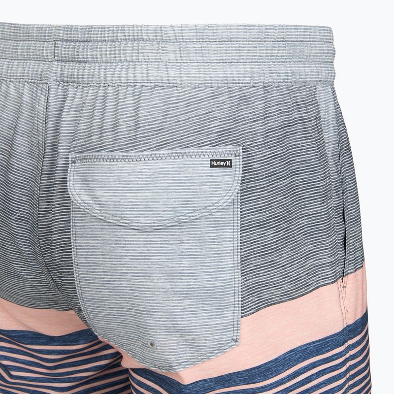Herren-Badeshorts Hurley Epic Ombre Volley Swim Short Industrial Blue 4
