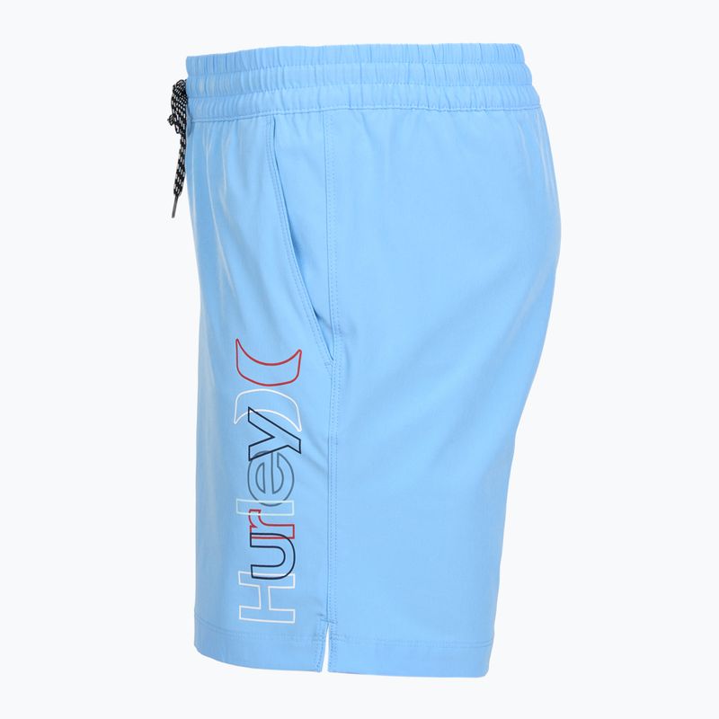 Herren-Badeshorts Hurley Crossover Volley Swim Short Photo Blue 3