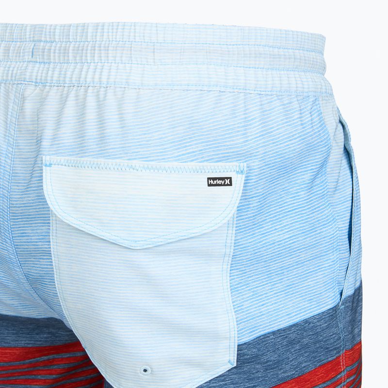 Herren-Badeshorts Hurley Epic Ombre Volley Swim Short Noise Aqua 4
