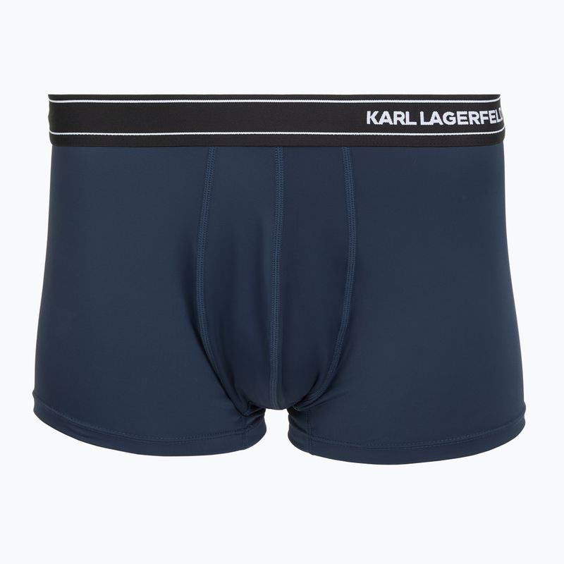Herren-Boxershorts KARL LAGERFELD Stripe Logo Micro Trunk 3er-Pack mood indigo 2