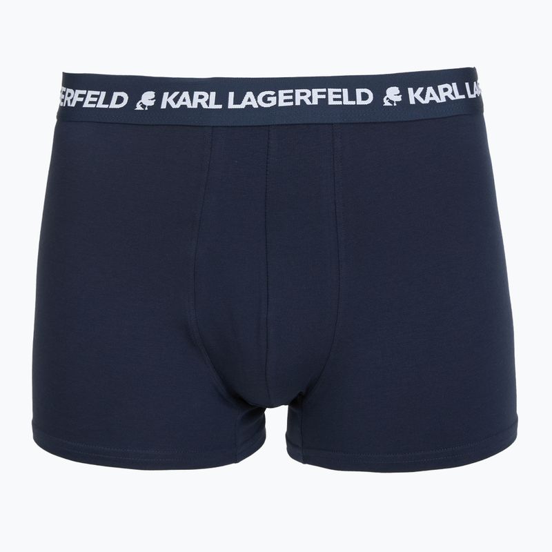 Herrenboxershorts KARL LAGERFELD Logo Trunk 3er-Pack navy 2