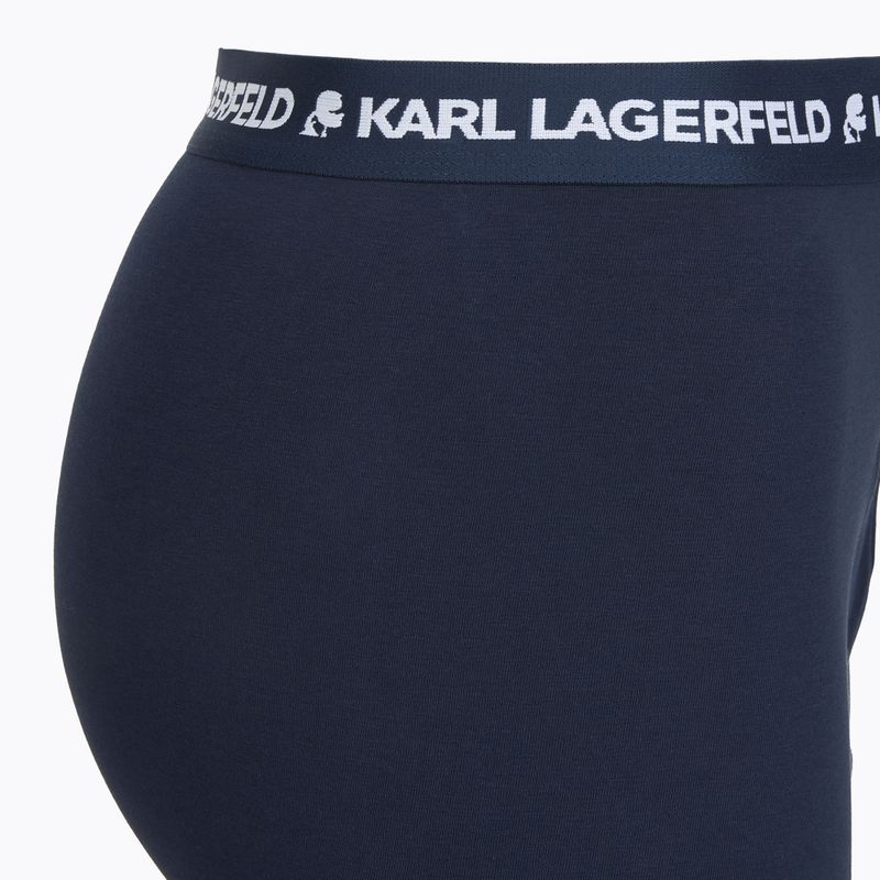 Herrenboxershorts KARL LAGERFELD Logo Trunk 3er-Pack navy 4