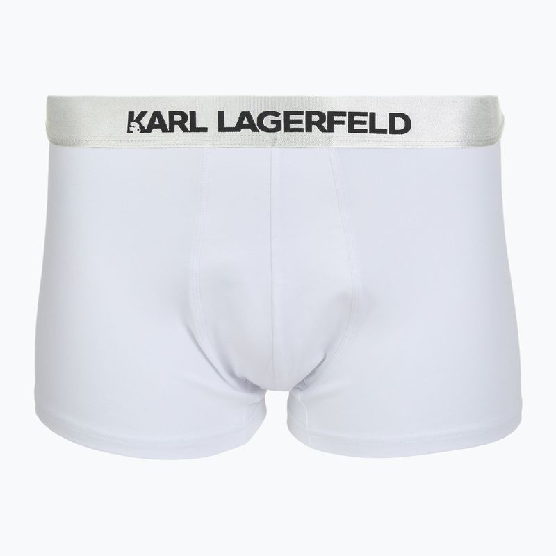 Herren-Boxershorts KARL LAGERFELD Elastic Trunk 3er-Pack black/white/grey 2