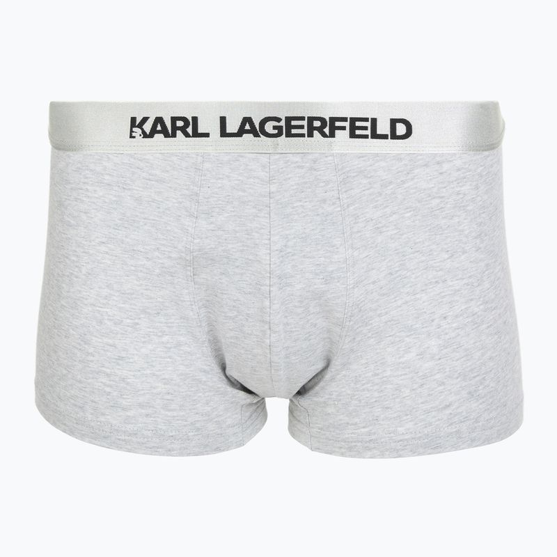 Herren-Boxershorts KARL LAGERFELD Elastic Trunk 3er-Pack black/white/grey 3