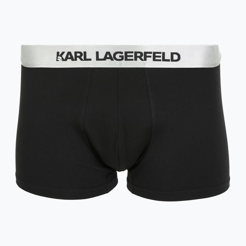 Herren-Boxershorts KARL LAGERFELD Elastic Trunk 3er-Pack black/white/grey 4