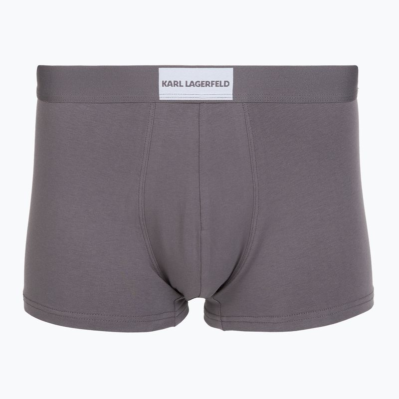 Herren-Boxershorts KARL LAGERFELD Essential Logo Trunk 7er-Pack Olive/Clear Sky/Excalibur 4