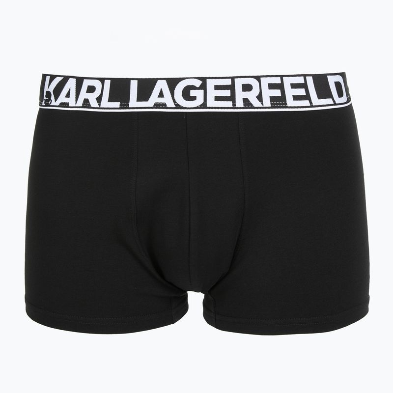 Herrenboxershorts KARL LAGERFELD Bold Elastic Trunk 3er-Pack black 2