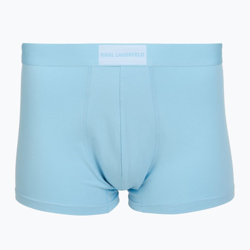 Herren Boxershorts KARL LAGERFELD Essential Logo Trunk 3er-Pack olive/clear sky/excalibur 2