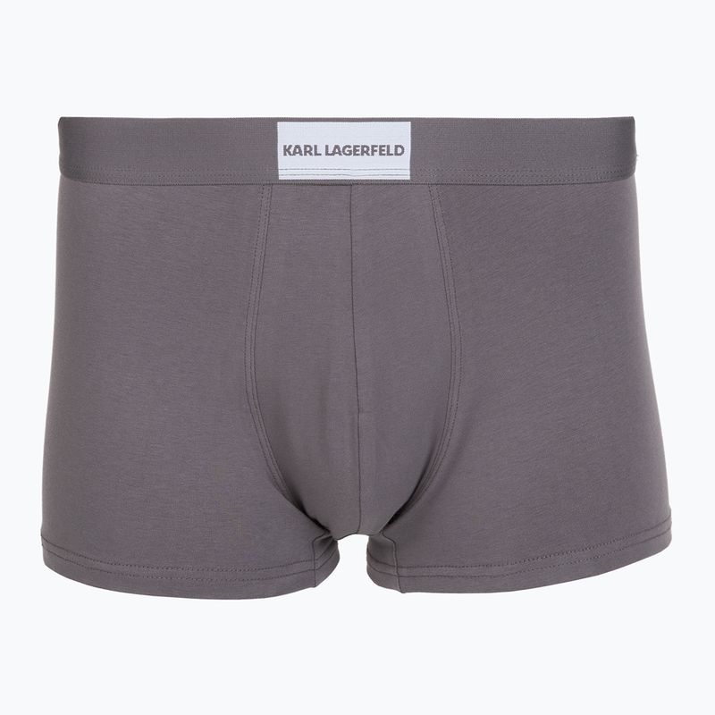 Herren Boxershorts KARL LAGERFELD Essential Logo Trunk 3er-Pack olive/clear sky/excalibur 3