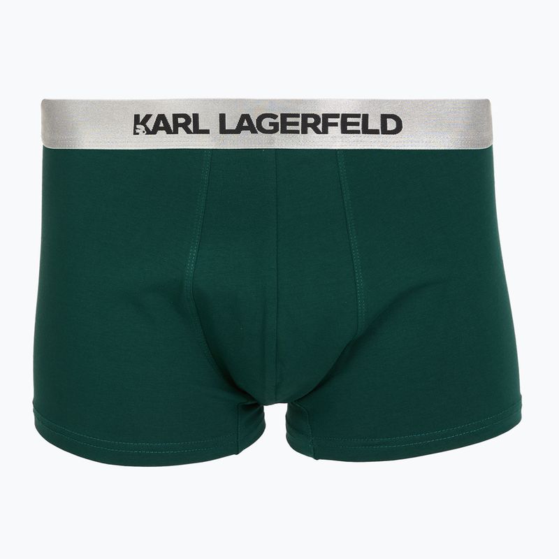 Herren-Boxershorts KARL LAGERFELD Elastic Trunk 3er-Pack dark sea/black/blue 3