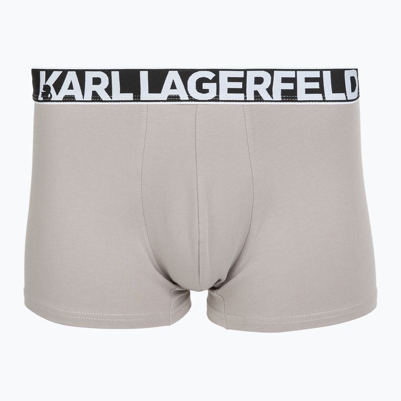 Herrenboxershorts KARL LAGERFELD Bold Elastic Trunk 3er-Pack windsor/black/ash 2
