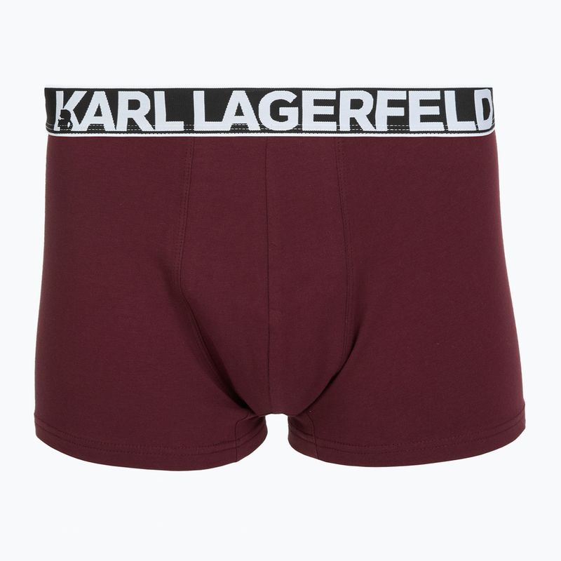 Herrenboxershorts KARL LAGERFELD Bold Elastic Trunk 3er-Pack windsor/black/ash 3