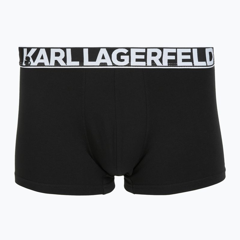 Herrenboxershorts KARL LAGERFELD Bold Elastic Trunk 3er-Pack windsor/black/ash 4