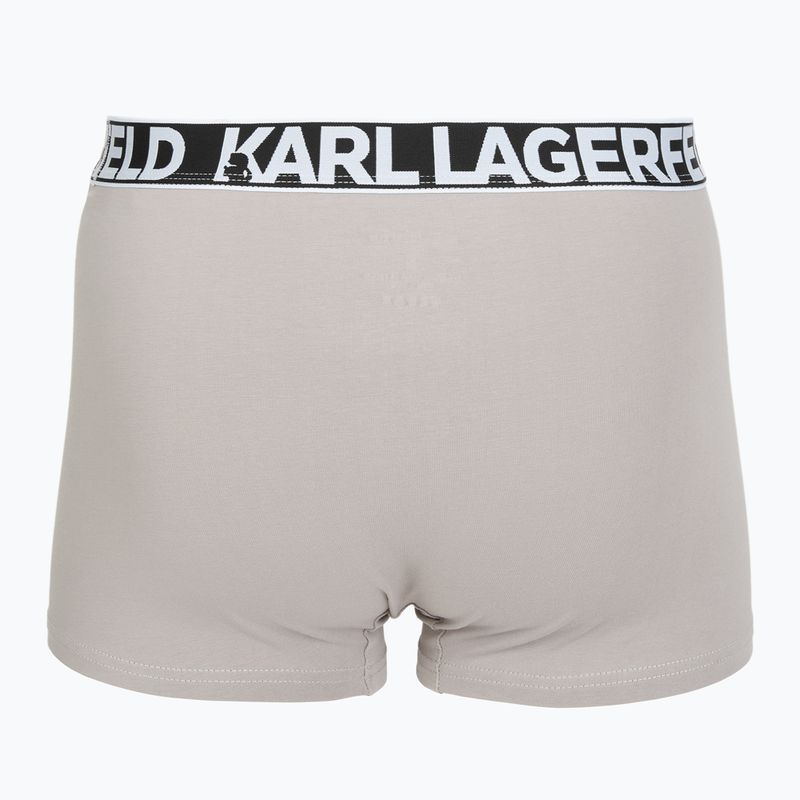 Herrenboxershorts KARL LAGERFELD Bold Elastic Trunk 3er-Pack windsor/black/ash 5
