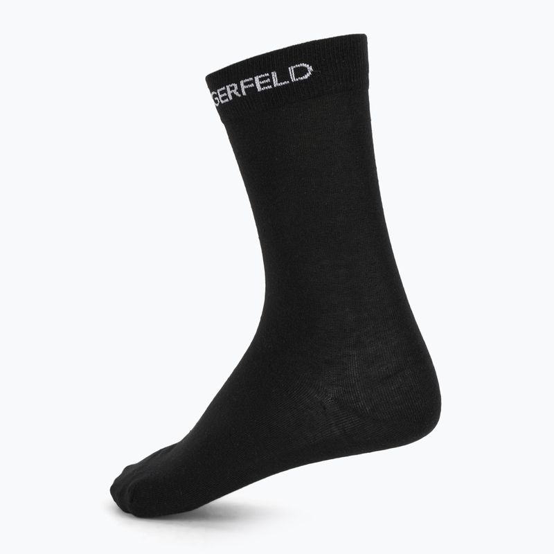 Herren-Boxershorts- und Socken-Set KARL LAGERFELD Ikon Trunk aop karl dot black 6