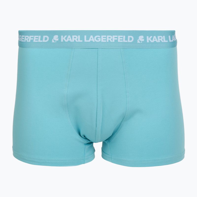 Herrenboxershorts KARL LAGERFELD Logo Trunk Multiband 3er-Pack dark sea/indigo/blue 2