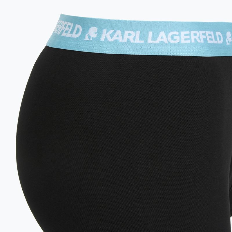 Herren-Boxershorts KARL LAGERFELD Logo Trunk Colorband 3er-Pack dark sea/indigo/blue 6