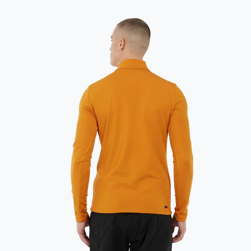 Herren-Sweatshirt Protest Rewill 1/4-Zip Active caramel yellow 3