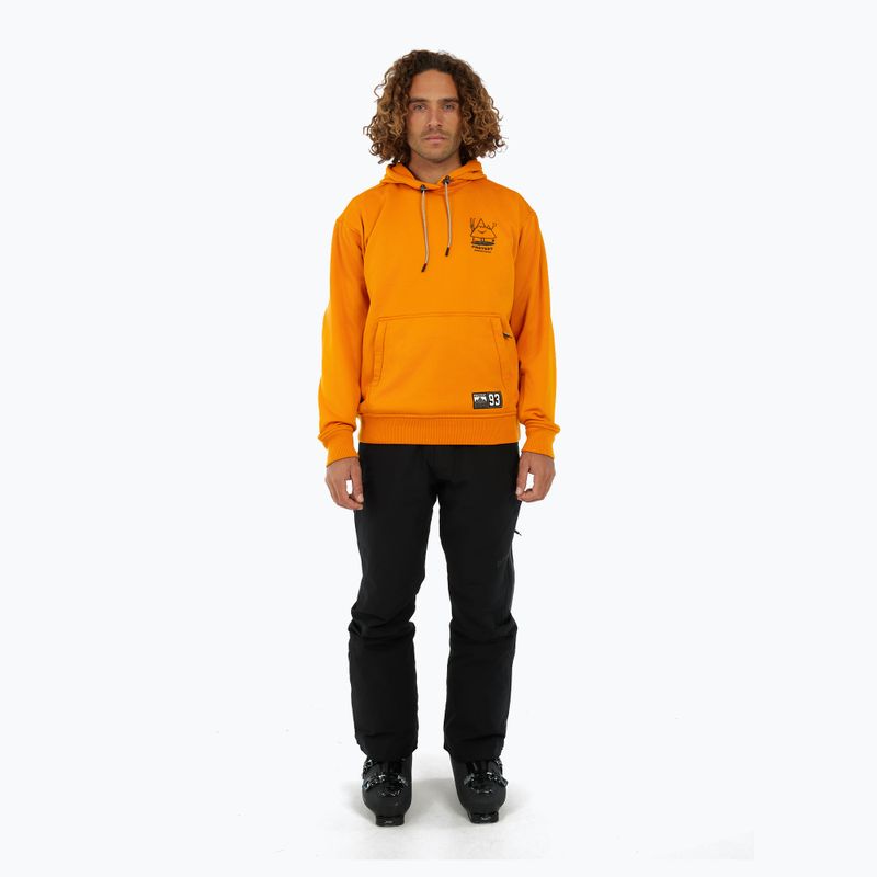 Herren Snowboard-Hoodie Protest PRTIvo Outdoor Hoodie caramel yellow 2