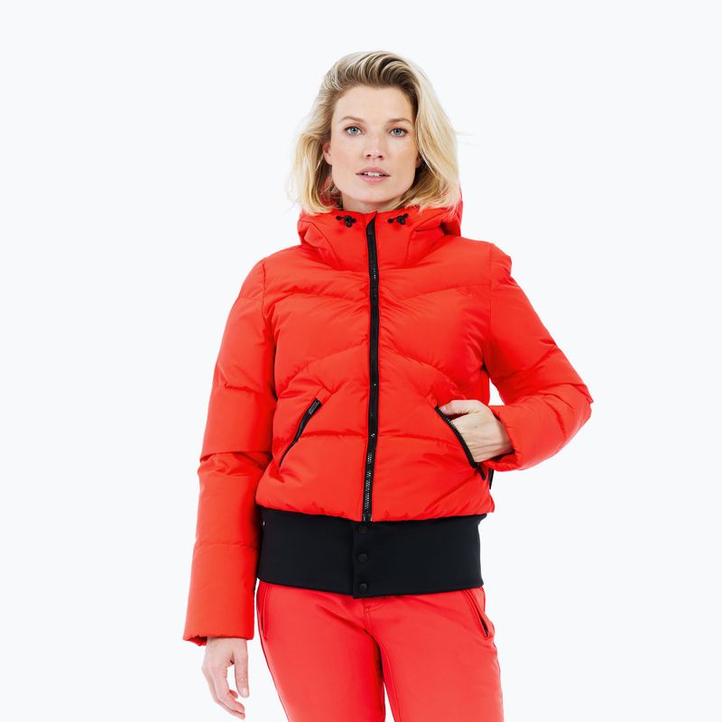 Damen-Skijacke Protest PRTPreppy Zip-Shift poppy red 5