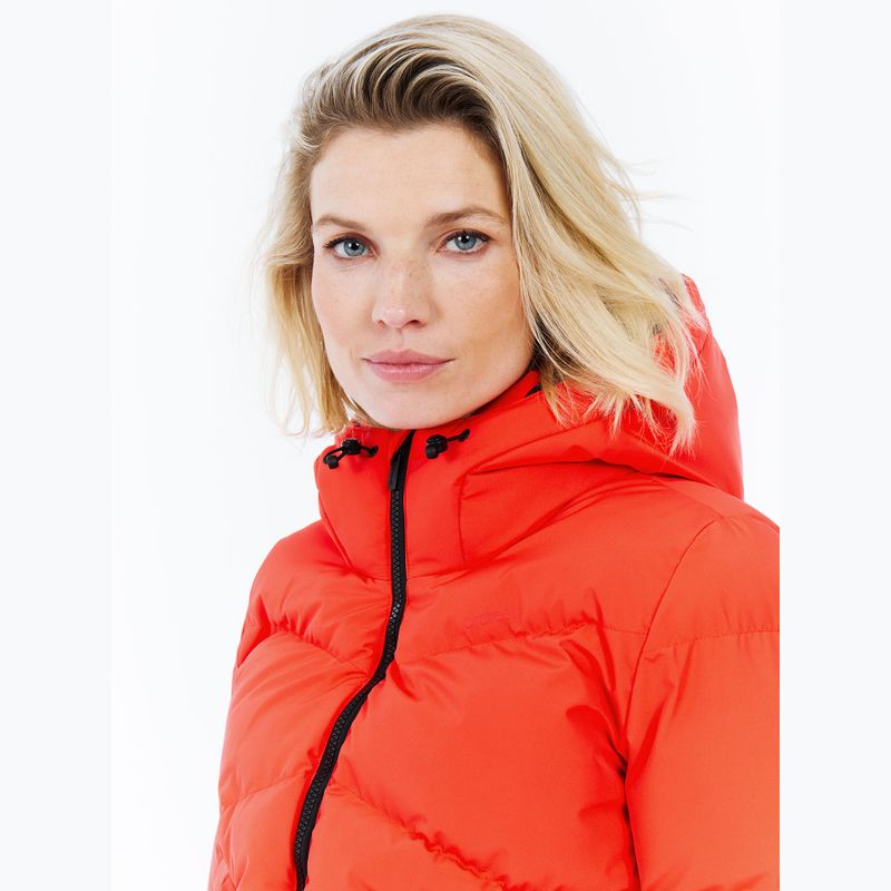 Damen-Skijacke Protest PRTPreppy Zip-Shift poppy red 9