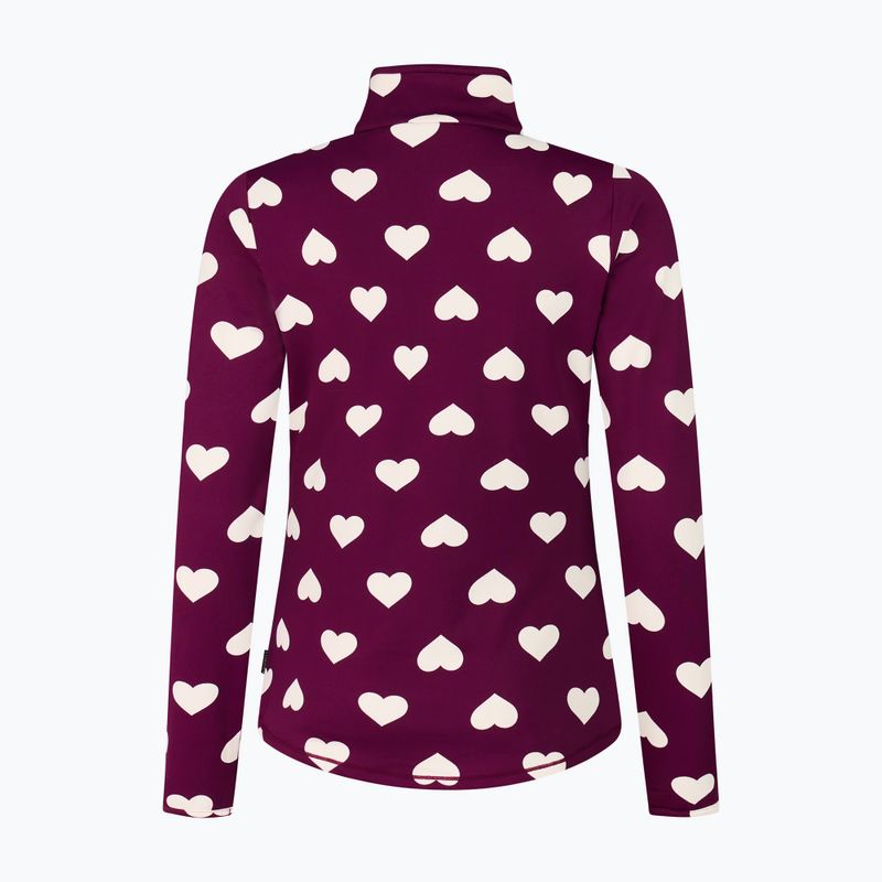 Fleecejacke für Damen Protest PRTSwana 1/4 Zip Active current purple 7