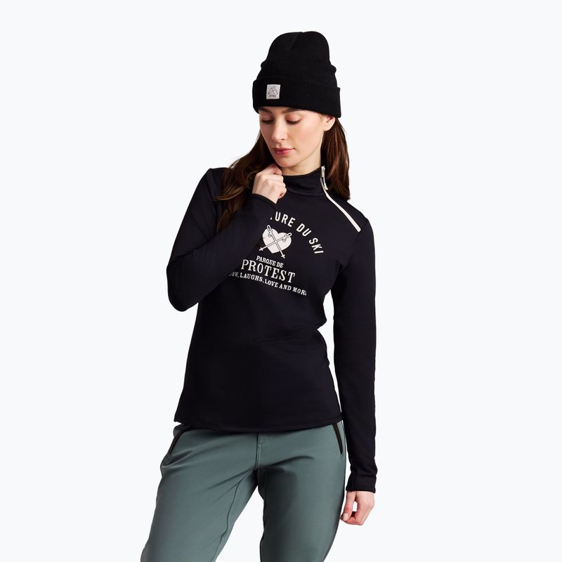 Damen-Longsleeve Protest PRTHolker Active true black 4