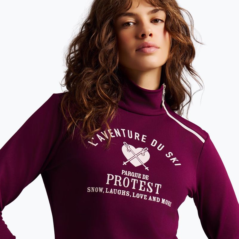 Damen-Longsleeve Protest PRTHolker Active current purple 5