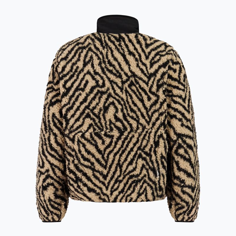 Fleecejacke für Damen Protest PRTJosey 1/4 Button bamboobeige 7