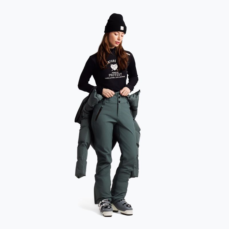 Damen-Skianzug Protest PRTBuena Zipshift evergreen 3