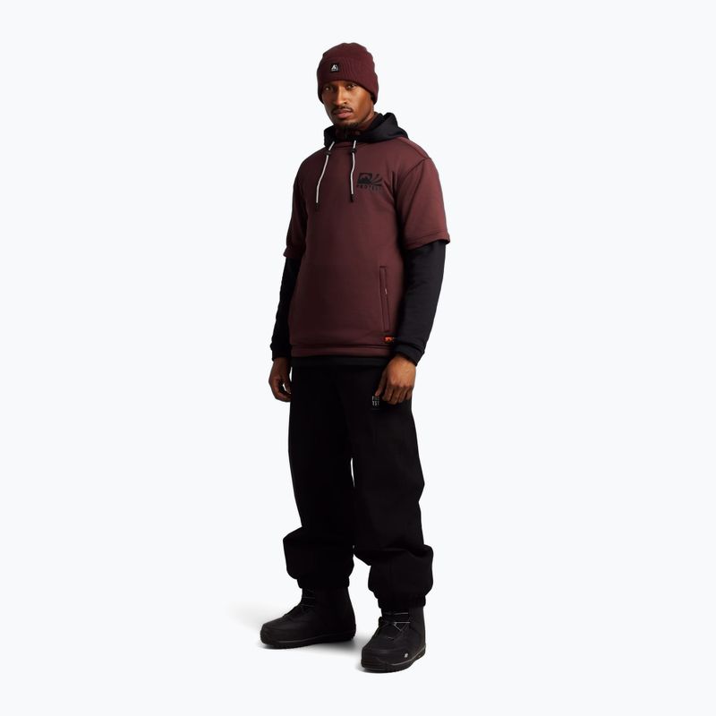 Snowboard-Sweatshirt für Herren Protest PRTWodson Riding pecanred 2